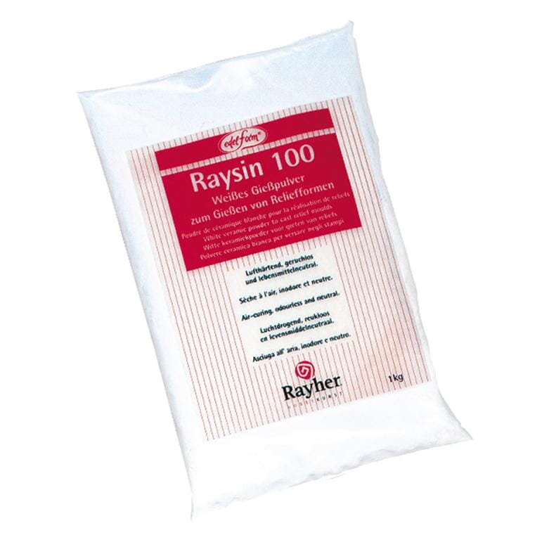 Raysin 100 Gipspulver 1kg, for form støping HOBBYKUNST