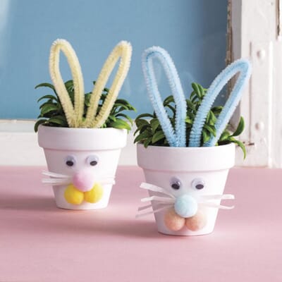 PÅSKEPYNT - PÅSKEHARER - PÅSKEEGG - PÅSKEHOBBY - PIPERENSER - BLOMSTERPOTTE - DIY HOBBY- 1.jpg