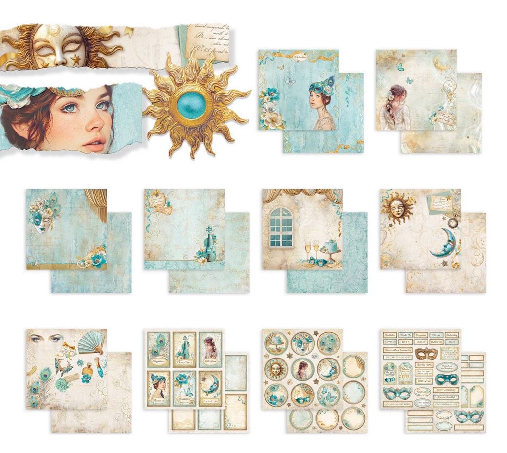 STAMPERIA - MASQUERADE - MØNSTERARK - RUBONS - WASHI TAPE - PAPERCRAFTING - HOBBYBUTIKK OSLO - SCRAPPEBUTIKK OSLO - 5.JPG