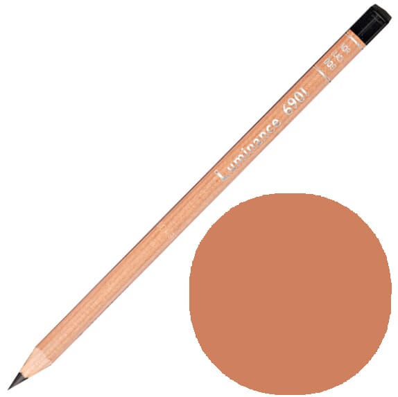 Caran d'Ache Luminance Colored Pencil - Burnt Ochre