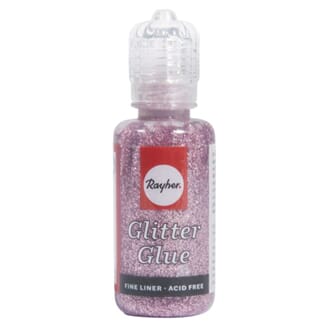 Glitterlim Metallik - Pale Pink, 10ml flaske