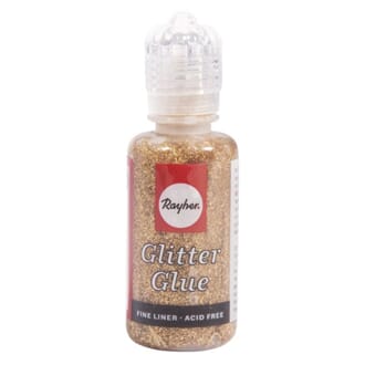 Glitterlim Holographic - Brilliant Gold, 20ml flaske