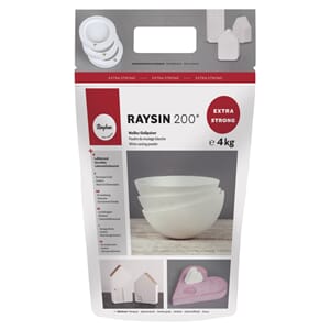 Raysin 200 - Gipspulver 4 kg, for støping