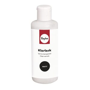 Klar lakk - Matt, transparent, 80 ml