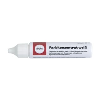 Fargekonsentrat - Hvit, dekkende, 30 ml