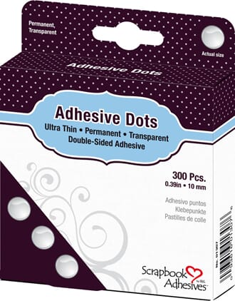 Scrapbook Adhesives - Adhesive Dots Medium Ultra Thin