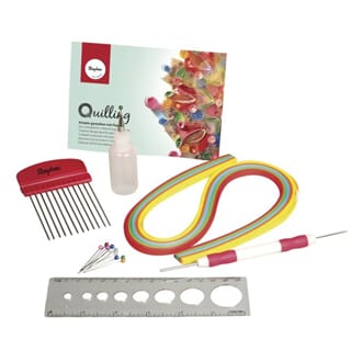 Quilling starter sett, inkl oppbevaring