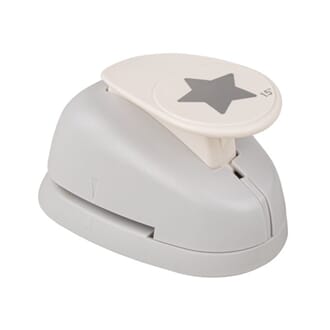 Motive puncher: Star, 3.81cm ø, (1 1/2 ), tab-blister 1pc