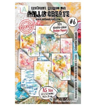 Aall and Create - Colourful Casca A5 Design Paper