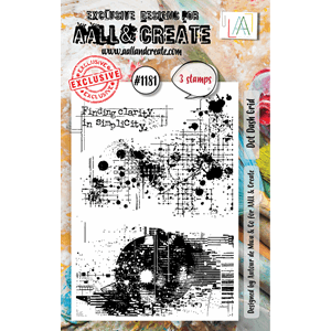 AALL and Create - Dot Dash Grid Stamp Set, str A7