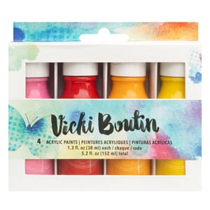 Vicki Boutin - Warm Mixed Media Acrylic Paints