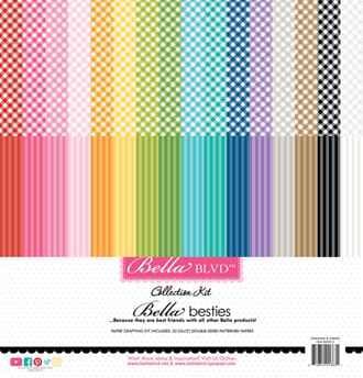 Bella Blvd - Gingham & Stripes Rainbow Collection