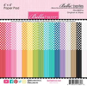 Bella Blvd - Gingham & Stripes Rainbow Collection