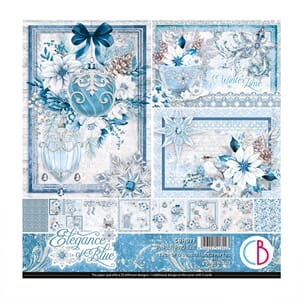 Ciao Bella - Elegance of Blue 8x8 Inch Paper Pad