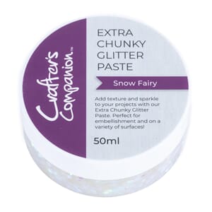 Crafter's Comp - Extra Chunky Glitter Paste Snow Fairy 50ml