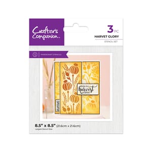 Crafter's Comp GHarvest GlorHalloween & Fall Glitter Stencil