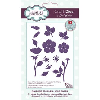 Creative Expressions - Wild Roses Craft Die