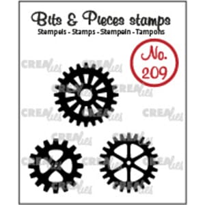 Crealies - Gears Bits & Pieces Stamps No. 209