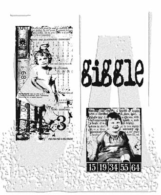 Tim Holz - The Girls Tim Holtz Cling Stamps