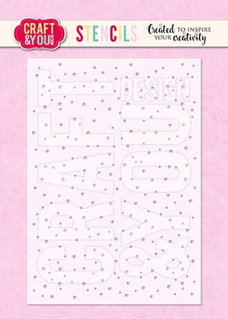 Craft & You - Dots Stencil