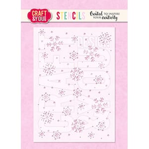 Craft & You - Snowflakes Stencil