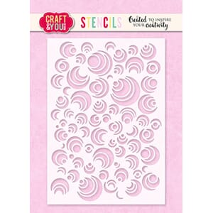 Craft & You - Circles A6 Stencil