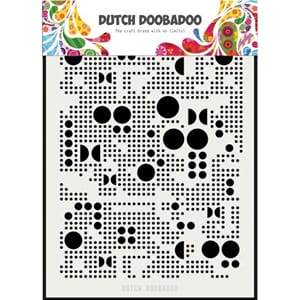 Dutch Doobadoo - Circle Lines A5 Dutch Mask Art