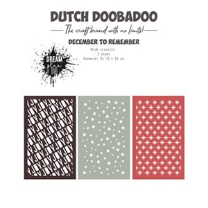 Dutch Doobadoo - Dutch Mask Art December to Remember