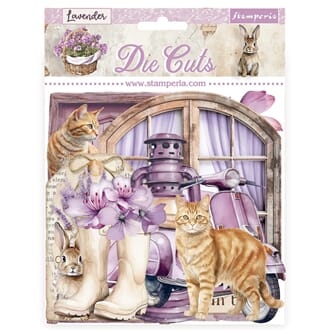 Stamperia - Lavender Die Cuts Assorted