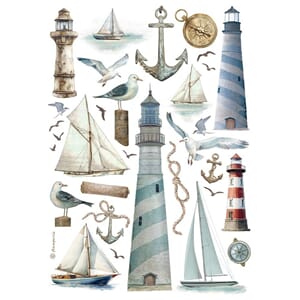 Stamperia - Lighthouse A4 Rice Paper