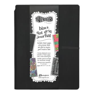 Dylusion - Dylusions Journal Black Dot Grid Large