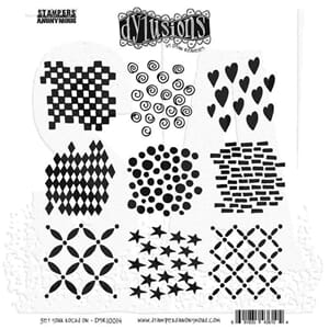 Dylusions - Get Your Rocks On Cling Rubberstamp set