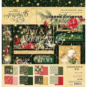 Graphic 45 - Merry & Bright 12x12 Inch Collection Pack