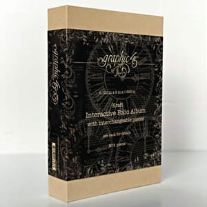 Graphic 45 - Kraft Interactive Folio Album w/ Interchangeabl