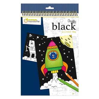 Graffy - Space Fargeleggingsbok, str 21x34,2cm