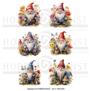 Klippeark - Gnomer i blomstereng