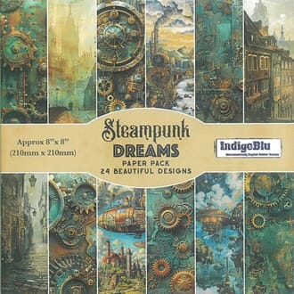 IndigoBlue - Steampunk Dreams 8x8 Inch Paper Book