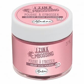 IZINK Embossing - Powder Rose, 25 ml