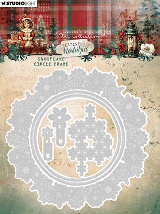 Studio Light - Festive Nostalgia Cutting Die Snowflake Circl