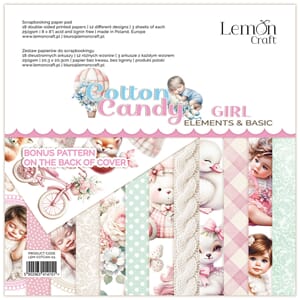 LemonCraft - Cotton Candy Girl Elements & Basic Sm Paper Pad