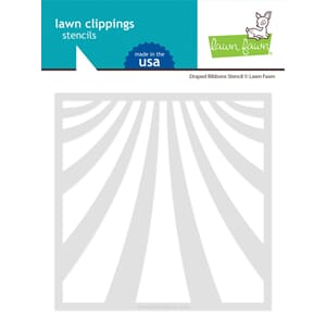 Lawn Fawn - Draped Ribbons Lawn Clippings Stencil