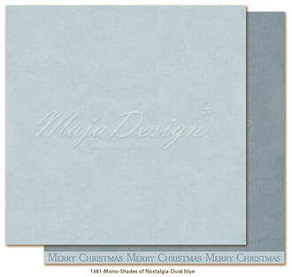 Maja Design: Dusk blue - Christmas Nostalgia Mono