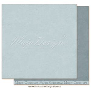 Maja Design: Dusk blue - Christmas Nostalgia Mono