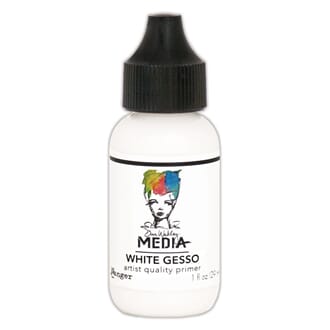 Dina Wakley - MEdia Gesso White 1 fl oz