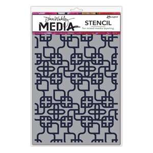 Dina Wakley Media - Linking Pattern Stencils