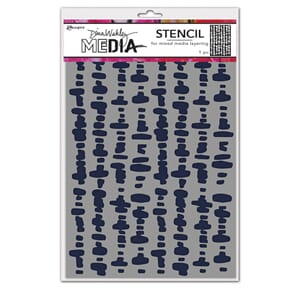 Dina Wakley Media - Dash Columns Stencils