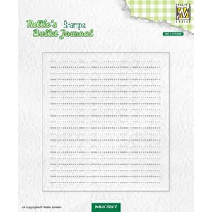 Nellie Snellen - Notepage Layout Planner Clear Stamp