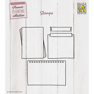 Nellie Snellen - Checklists Planner Clear Stamp