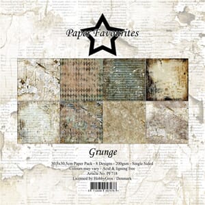 Paper Favourites Grunge 12x12 Inch Paper Pack