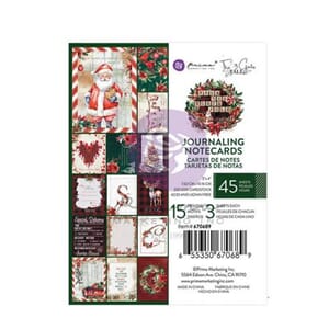 Prima - From the North Pole 3x4 Inch Journaling Cards